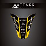 Attack Graphics Renegade Rear Fender Decal Yellow