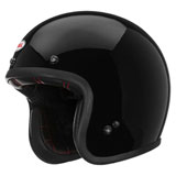 Bell Custom 500 Solid Open-Face Motorcycle Helmet Black