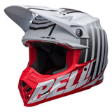 Bell Moto-9S Flex Sprint Helmet Matte/Gloss White/Red