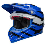 Bell Moto-9S Flex Banshee Helmet Blue/White