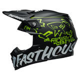 Bell Moto-9S Flex Fasthouse MC Helmet Matte Black/Yellow