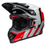 Bell Moto-9S Flex Hello Cousteau Stripes Helmet White/Red