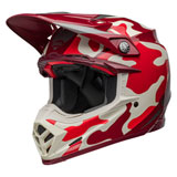 Bell Moto-9S Flex Ferrandis Merchant Helmet Red/Silver