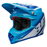 Bell Moto-9S Flex Rail Helmet Blue/White