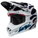 Bell Moto-9S Flex Slayco 24 Helmet Gloss White/Black