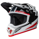 Bell MX-9 Twitch DBK 24 MIPS Helmet Gloss Black/White