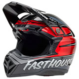 Bell Moto-10 Spherical Fasthouse DID 25 MIPS Helmet Grey/Red