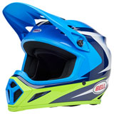 Bell MX-9 Jackal MIPS Helmet Blue/Hi-Viz Yellow