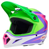 Bell MX-9 Jackal MIPS Helmet Hi-Viz Green/Purple