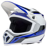 Bell MX-9 Rift MIPS Helmet Blue/White