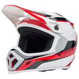 Bell MX-9 Rift MIPS Helmet Red/White