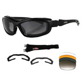 Bobster Road Hog II Convertible Sunglasses Black