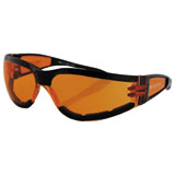 Bobster Shield 2 Sunglasses Black Frame/Amber Lens