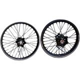 Bullet Proof Designs Pre-Drilled Complete Front/Rear Wheel Set Black