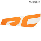 Can-Am OEM Front Door Main Decal Carbon Black & Orange