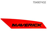 Can-Am OEM Front Door Secondary Decal Can-Am Red