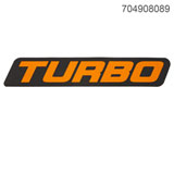 Can-Am OEM Hood Decal Carbon Black & Orange