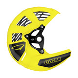 Cycra Tri-Flow Front Disc Cover with Mounting Kit Yellow