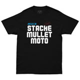 DBK Stache Mullet Moto AP7 T-Shirt Black