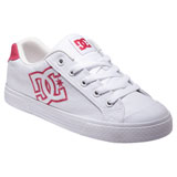 DC Women's Chelsea Shoes White/Crazy Pink