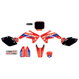 D’Cor Visuals Complete Graphics Kit Honda HRC, Black Background