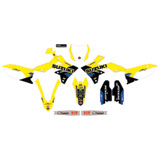 D’Cor Visuals Complete Graphics Kit Suzuki ARMY, White Background