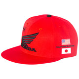 D’Cor Visuals Honda Factory Snapback Hat Red