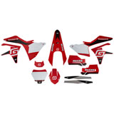 D’Cor Visuals Complete Graphics Kit GasGas Racing, White Background