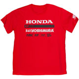 D’Cor Visuals Honda Factory2 T-Shirt Red