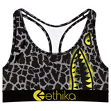Ethika Women's Sport Bra Bomber Giraffe