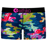 Ethika Women's Staple Boy Shorts Trippy Silk