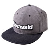 Factory Effex Kawasaki Bold Snapback Hat Charcoal/Black