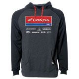 Factory Effex Honda Racewear Hooded Pullover Sweatshirt Charcoal/Black