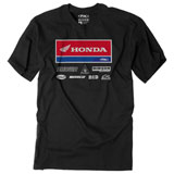Factory Effex Honda Racewear T-Shirt Black