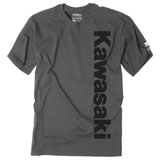 Factory Effex Kawasaki Vertical T-Shirt Charcoal