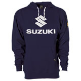 Factory Effex Suzuki Vertical Hooded Sweatshirt Royal