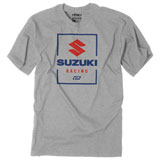 Factory Effex Suzuki Victory T-Shirt Heather Grey