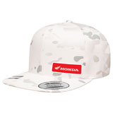 Factory Effex Honda Camo Snapback Hat White