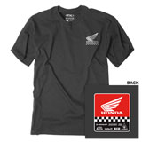 Factory Effex Youth Honda Starting Line T-Shirt Heather Charcoal
