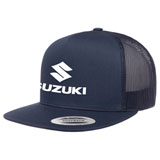 Factory Effex Suzuki Alpha Snapback Hat Navy