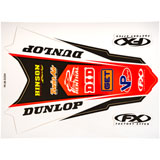 Factory Effex Rear Fender Decal Red