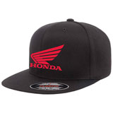 Factory Effex Honda Big Wing Flexfit Hat Black