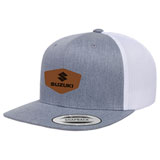 Factory Effex Suzuki Heritage Snapback Hat Heather/White