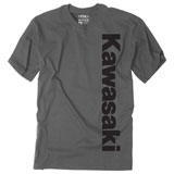 Factory Effex Kawasaki Vertical T-Shirt Charcoal