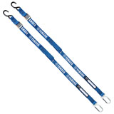 Factory Effex Yamaha 1.5" Soft Loop/Buckle/Carabiner Tie Downs Blue