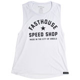 FastHouse Women's Fast Life Muscle Tank White
