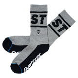 FastHouse Bronson Crew Socks Grey/Black