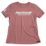 FastHouse Girl's Youth Logo T-Shirt Heather Mauve