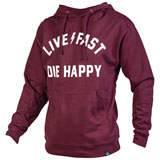 FastHouse Die Happy Hooded Sweatshirt Maroon