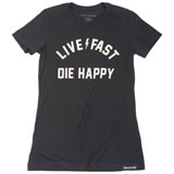 FastHouse Women's Die Happy T-Shirt Black